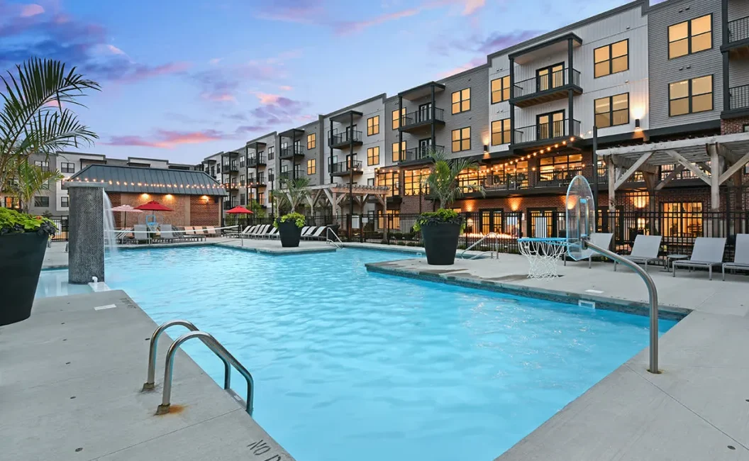 Outdoor Pool at THE Griff near OSU