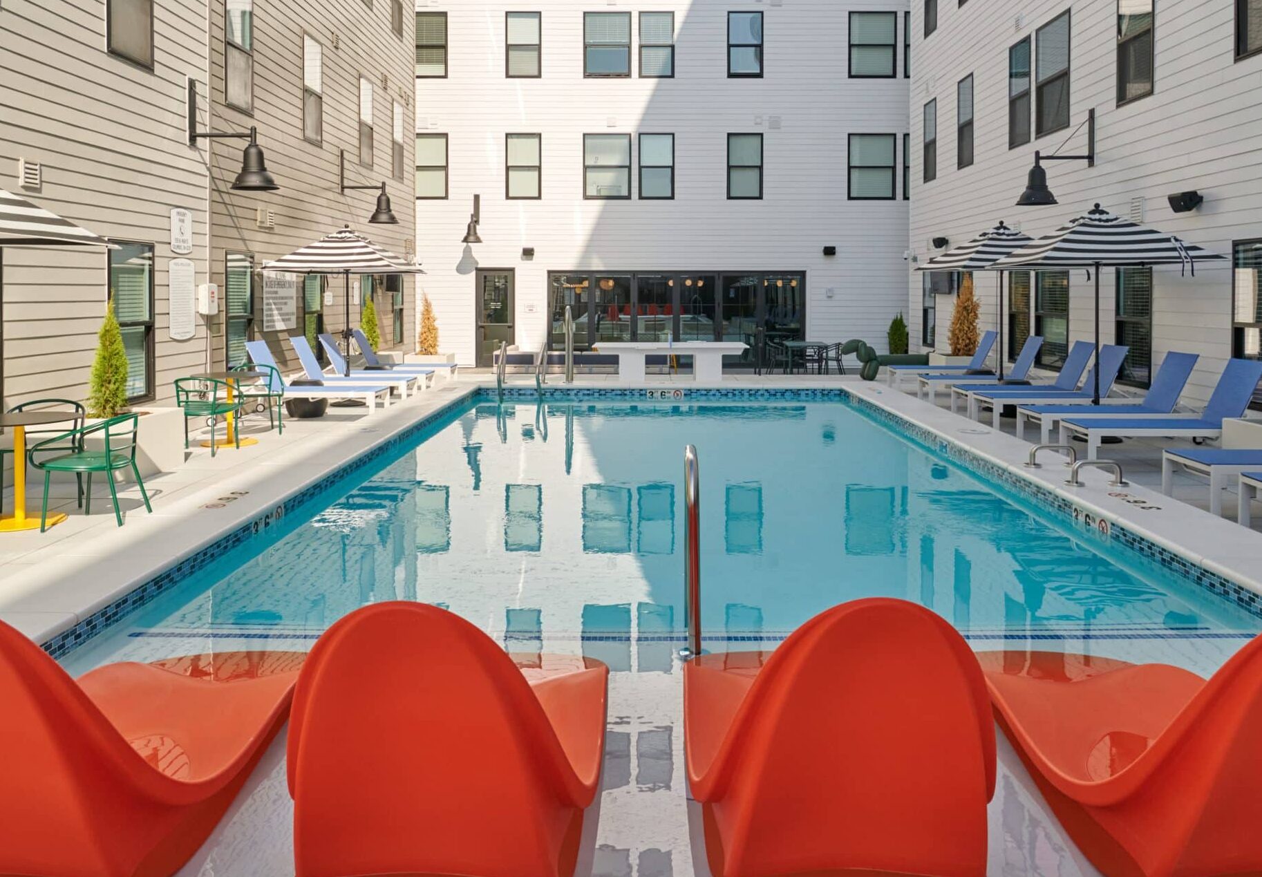 Outdoor Pool at Verve Columbus near OSU