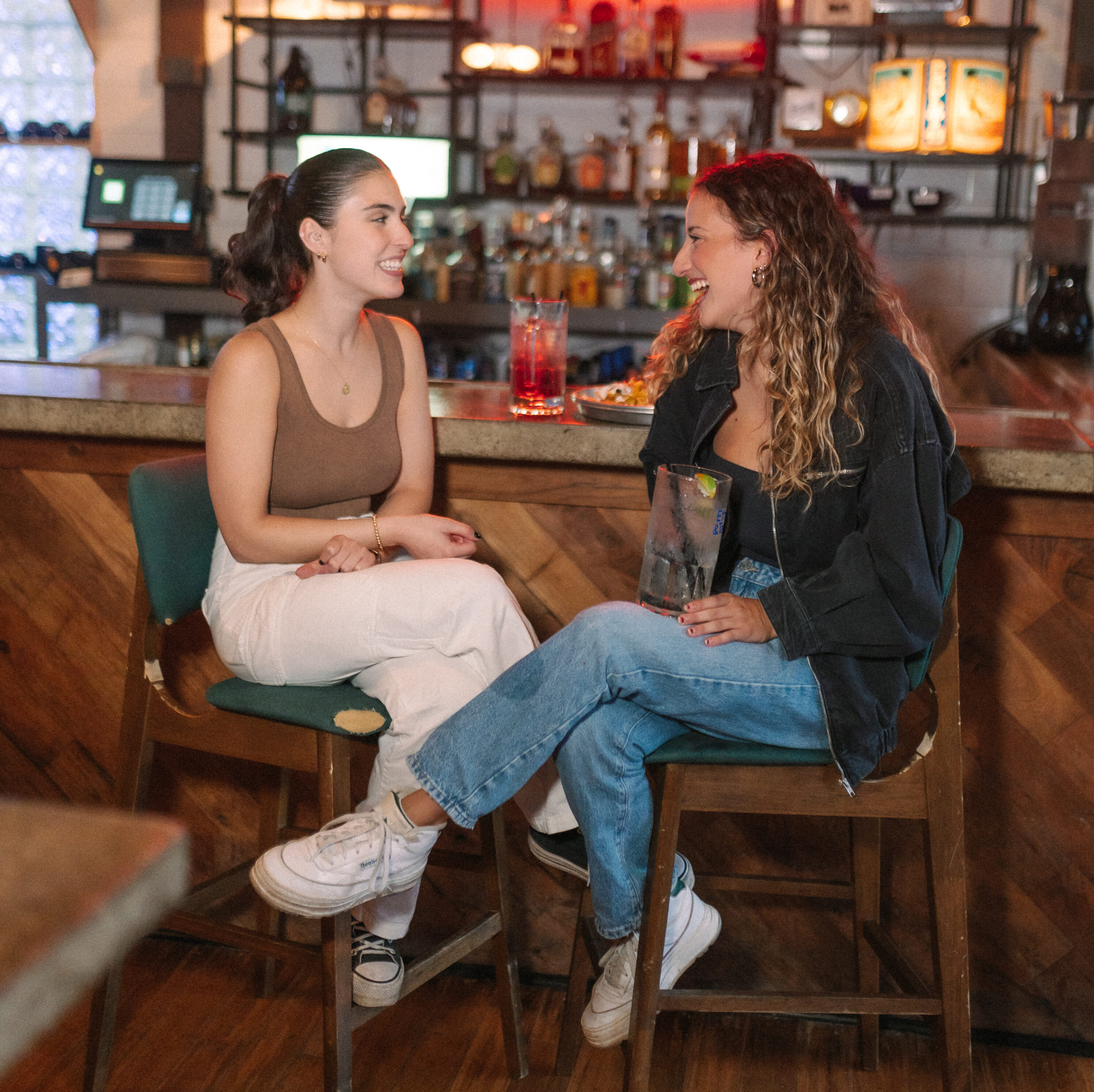 two girls at Ethyl and Tank near OSU