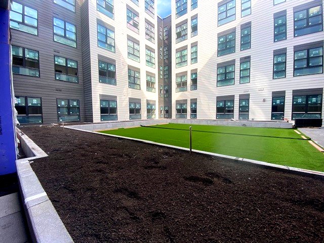 Courtyard at Rambler Columbus as of October 2024.