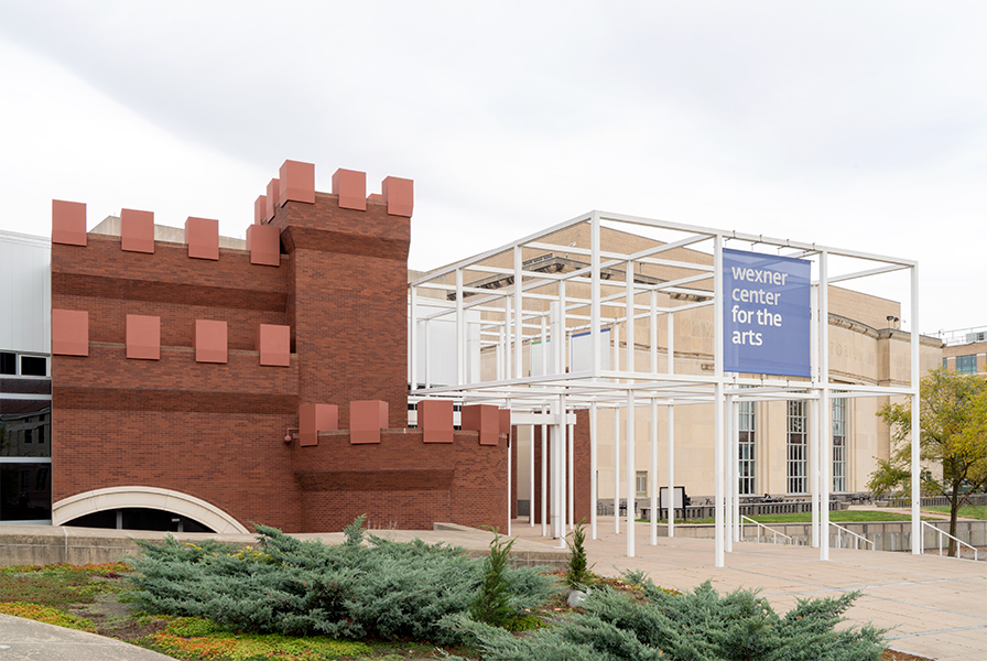 wexner center for the arts image castle like structure