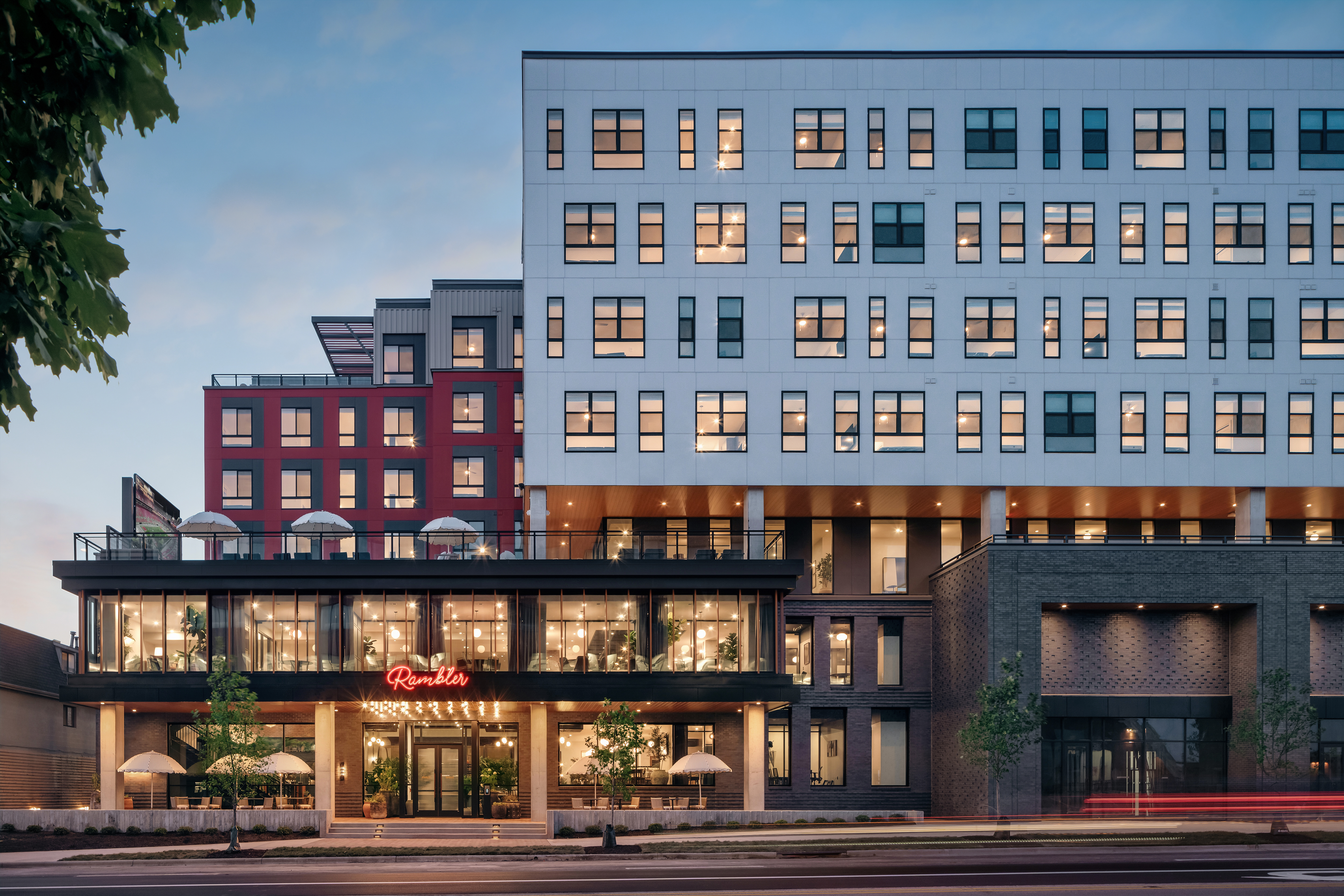 Outside view of Rambler Columbus.