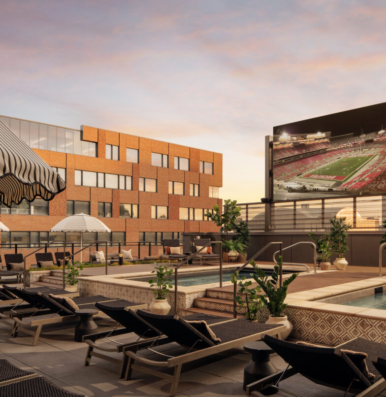 Ramblers third-floor deck