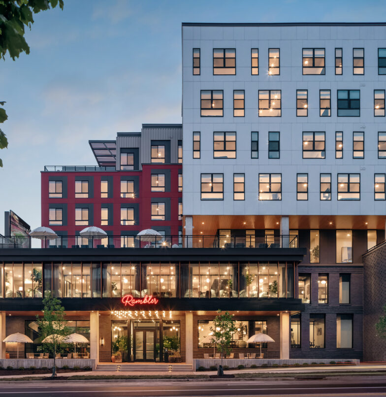 Outside view of Rambler Columbus.