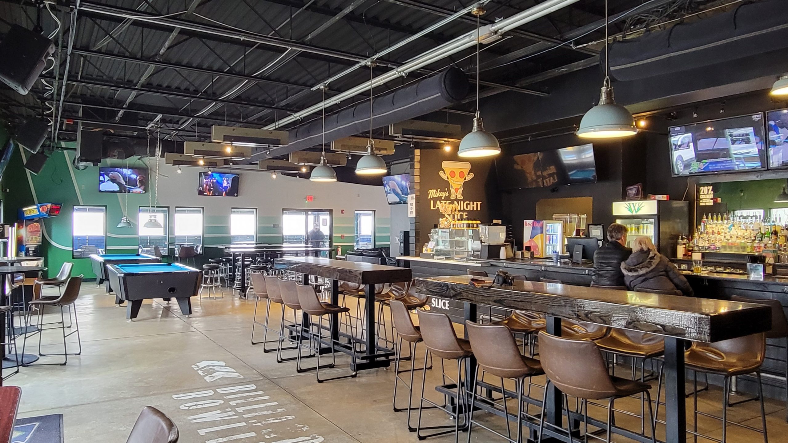 Woodlands Backyard indoor bar and screens